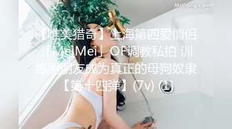 【唯美猎奇】上海第四爱情侣「MeiMei」OF调教私拍 训练男朋友成为真正的母狗奴隶【第十四弹】(7v) (1)