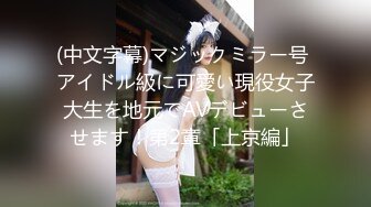 (中文字幕)マジックミラー号 アイドル級に可愛い現役女子大生を地元でAVデビューさせます！第2章「上京編」