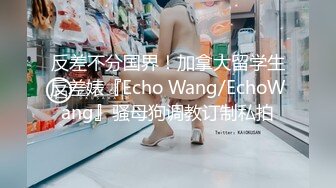 反差不分国界！加拿大留学生反差婊『Echo Wang/EchoWang』骚母狗调教订制私拍