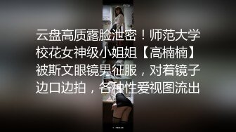 云盘高质露脸泄密！师范大学校花女神级小姐姐【高楠楠】被斯文眼镜男征服，对着镜子边口边拍，各种性爱视图流出