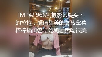 [MP4/ 96M] 摄影师镜头下的拉拉，颜值甜美的女孩拿着棒棒插闺蜜，吃奶，舌吻很美！