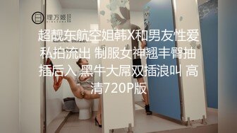 超靓东航空姐韩X和男友性爱私拍流出 制服女神翘丰臀抽插后入 黑牛大屌双插浪叫 高清720P版